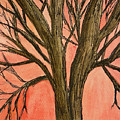 Bare Tree Sunset Mixed Media by Lisa Neuman Bare Tree Sunset Mixed Media by Lisa Neuman