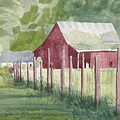 Barn, View #2, on Holly Drive Painting by Maryland Outdoor Life Barn, View #2, on Holly Drive Painting by Maryland Outdoor Life