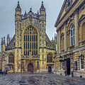 Bath Abbey - Gothic Majesty Beneath a Clouded Sky by Stuart Chard