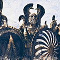 Battles of ancient Sparta - 13 Painting by AM FineArtPrints Battles of ancient Sparta - 13 Painting by AM FineArtPrints