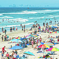 Beach Crowd and Summer Sunshine Photograph by David Zanzinger Beach Crowd and Summer Sunshine Photograph by David Zanzinger