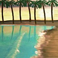 Beach Sunset Digital Art by Jason Fink Beach Sunset Digital Art by Jason Fink