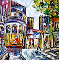Beautiful Lisbon Painting by Mirek Kuzniar Beautiful Lisbon Painting by Mirek Kuzniar