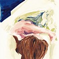 Beauty Sleep Painting by George Cret Beauty Sleep Painting by George Cret