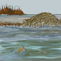 Beaver Prepares for Winter Digital Art by Kae Cheatham Beaver Prepares for Winter Digital Art by Kae Cheatham