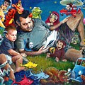 Bedtime Stories Painting by Merana Cadorette Bedtime Stories Painting by Merana Cadorette