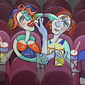 Before The Movie Starts Painting by Anthony Falbo Before The Movie Starts Painting by Anthony Falbo