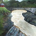 Bellows Falls VT Painting by Deborah Naves Bellows Falls VT Painting by Deborah Naves