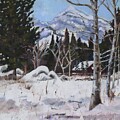 Below Freezing en Plein Air- Idaho by Jan Dappen