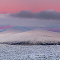 Belt of Venus over Lugnaquilla Massif, Wicklow Mountains Photograph by Adrian Hendroff