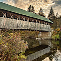 Bennett Bean, covered bridge by William Christiansen