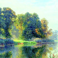 Beside Still Waters Painting by Jane Small Beside Still Waters Painting by Jane Small