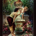 Bestrafter Ubermut by Hans Zatzka Painting by Rolando Burbon Bestrafter Ubermut by Hans Zatzka Painting by Rolando Burbon