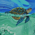 Between Heaven and the Sea Painting by Darice Machel McGuire Between Heaven and the Sea Painting by Darice Machel McGuire