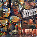 Between The Keys Painting by Peter Sibeko 1940-2013 Between The Keys Painting by Peter Sibeko 1940-2013