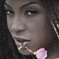 Beyonce Knowles And Lyrics Painting by Tony Rubino Beyonce Knowles And Lyrics Painting by Tony Rubino