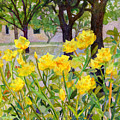 Beyond Rose Garden-Right Painting by Hailey E Herrera Beyond Rose Garden-Right Painting by Hailey E Herrera