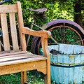 Bicycle Bench3 Photograph by John Linnemeyer Bicycle Bench3 Photograph by John Linnemeyer