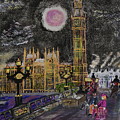 Big Ben 1885 Painting by David Westwood Big Ben 1885 Painting by David Westwood