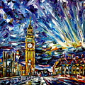 Big Ben Painting by Mirek Kuzniar Big Ben Painting by Mirek Kuzniar