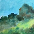 Big Brush Mountain Painting by Suzanne Giuriati Cerny Big Brush Mountain Painting by Suzanne Giuriati Cerny