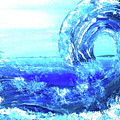 Big Bue Wave 2 Painting by Anna Adams Big Bue Wave 2 Painting by Anna Adams