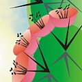Big Cactus Two Digital Art by Ted Clifton Big Cactus Two Digital Art by Ted Clifton