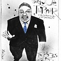 Big Joe Turner Drawing by Phil Mckenney Big Joe Turner Drawing by Phil Mckenney