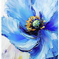 Big Poppy Triptych Painting by Tina LeCour Big Poppy Triptych Painting by Tina LeCour