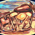 Biken N' Eggs Digital Art by Ronald Mills Biken N' Eggs Digital Art by Ronald Mills