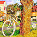 Bike with flowers Photograph by Tatiana Travelways Bike with flowers Photograph by Tatiana Travelways