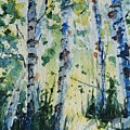 Birches Painting by Sheila Romard Birches Painting by Sheila Romard