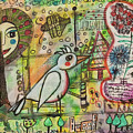 BIRD and APPLETREE Mixed Media by Mimulux Patricia No BIRD and APPLETREE Mixed Media by Mimulux Patricia No