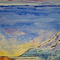 Bird and Mountain Painting by John Klobucher Bird and Mountain Painting by John Klobucher