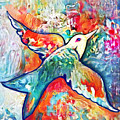 Bird Flying Solo 011 Digital Art by Stacey Mayer Bird Flying Solo 011 Digital Art by Stacey Mayer