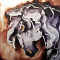 Black and white horse at dusk Painting by Karla Kay Benjamin Black and white horse at dusk Painting by Karla Kay Benjamin