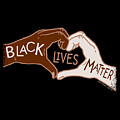 Black Lives Matters - Heart Hands Digital Art by Laura Ostrowski Black Lives Matters - Heart Hands Digital Art by Laura Ostrowski