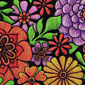 Black Night Blooming. Part 2. Painting by Amy E Fraser Black Night Blooming. Part 2. Painting by Amy E Fraser