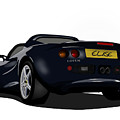 Black S1 Series One Elise Classic Sports Car Digital Art by Moospeed Art Black S1 Series One Elise Classic Sports Car Digital Art by Moospeed Art
