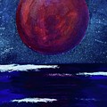 Blood Moon Painting by Anna Adams Blood Moon Painting by Anna Adams