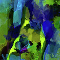 Blue Abstract by Rom Lammar