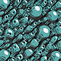 Blue And Grey Abstract Digital Art by Phil Perkins Blue And Grey Abstract Digital Art by Phil Perkins
