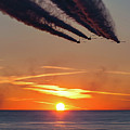 Blue Angels Flying Over The Sunset Photograph by Beachtown Views Blue Angels Flying Over The Sunset Photograph by Beachtown Views