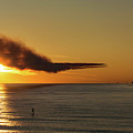 Blue Angels over Pensacola Beach at Sunset Photograph by Beachtown Views Blue Angels over Pensacola Beach at Sunset Photograph by Beachtown Views