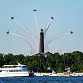 Blue Angels over Pensacola Lighthouse Photograph by Beachtown Views Blue Angels over Pensacola Lighthouse Photograph by Beachtown Views