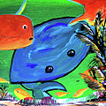 Blue Crab Painting by James and Donna Daugherty