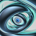 Blue Eyes of A Machine Digital Art by Phil Perkins Blue Eyes of A Machine Digital Art by Phil Perkins