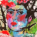Blue Frida Painting by Elaine Elliott Blue Frida Painting by Elaine Elliott