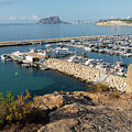 Blue Mediterranean Sea and marina in Moraira 1 Photograph by Adriana Mueller Blue Mediterranean Sea and marina in Moraira 1 Photograph by Adriana Mueller