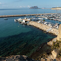 Blue Mediterranean Sea and marina in Moraira 2 Photograph by Adriana Mueller Blue Mediterranean Sea and marina in Moraira 2 Photograph by Adriana Mueller